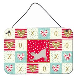 CK5798DS812 8 x 12 in. Thai Lilac Cat Love Wall or Door Hanging Prints