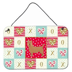 CK5812DS812 8 x 12 in. Australian Terrier Love Wall or Door Hanging Prints