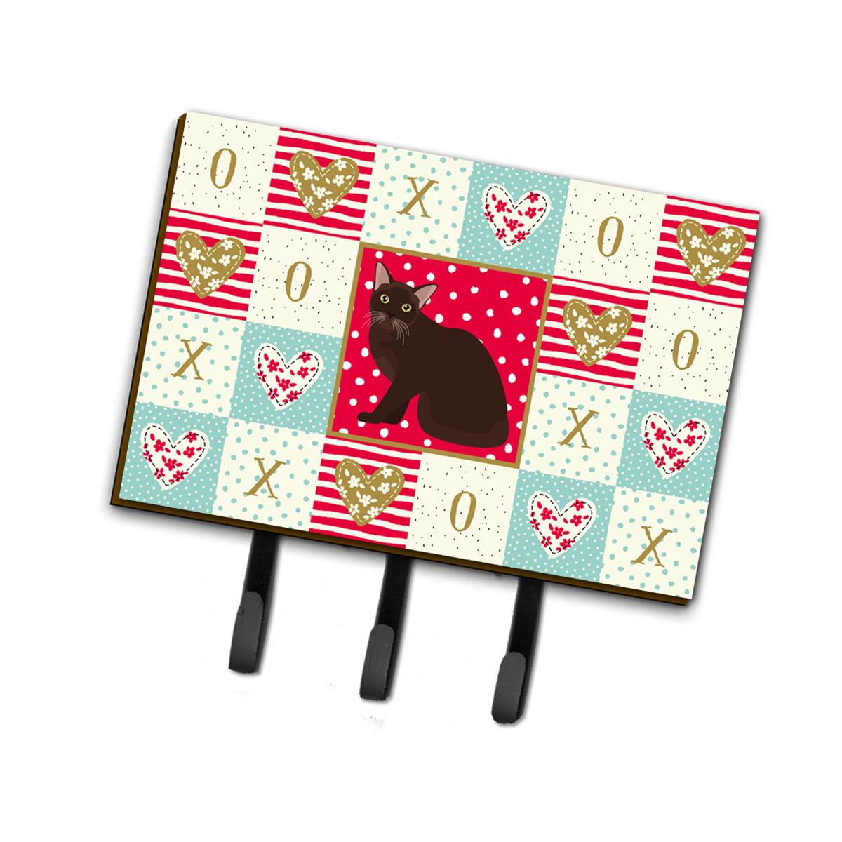 Picture of Carolines Treasures CK5747TH68 6 x 2 x 9 in. Burmese Cat Love Leash or Key Holder