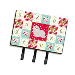 6 x 2 x 9 in. Coton De Tulear No.2 Love Leash or Key Holder