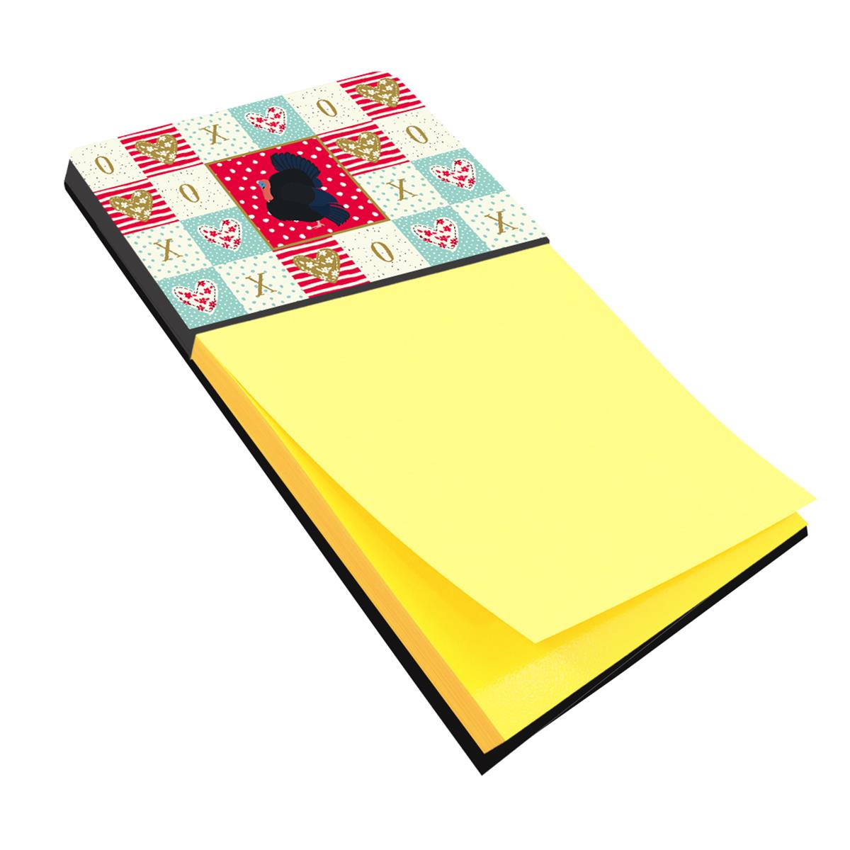 CK5412SN 3 x 3 in. Norfolk Black Turkey Love Sticky Note Holder