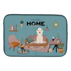 14 x 21 in. Sandy Bedlington Terrier Sweet Home Dish Drying Mat