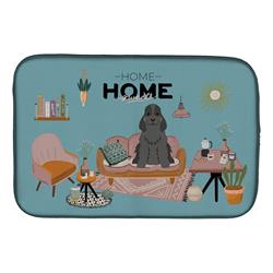 14 x 21 in. Black Cocker Spaniel Sweet Home Dish Drying Mat