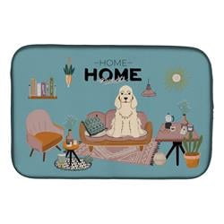 14 x 21 in. Buff Cocker Spaniel Sweet Home Dish Drying Mat