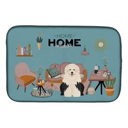 CK7941DDM 14 x 21 in. Old English Sheepdog Sweet Home Dish Drying Mat