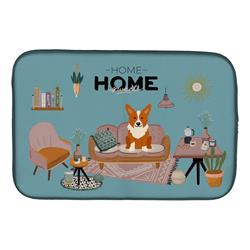 14 x 21 in. Corgi Sweet Home Dish Drying Mat