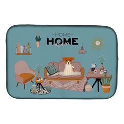 14 x 21 in. Jack Russell Terrier Sweet Home Dish Drying Mat