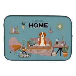 14 x 21 in. English Foxhound Sweet Home Dish Drying Mat