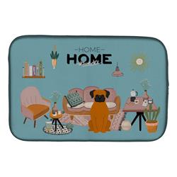14 x 21 in. Fawn Boxer Sweet Home Dish Drying Mat