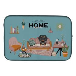 14 x 21 in. Dapple Wire Haired Dachshund Sweet Home Dish Drying Mat