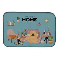 14 x 21 in. Cream Chow Chow Sweet Home Dish Drying Mat