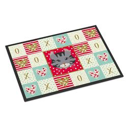 CK5080JMAT 24 x 36 in. American Curl Cat Love Indoor or Outdoor Mat