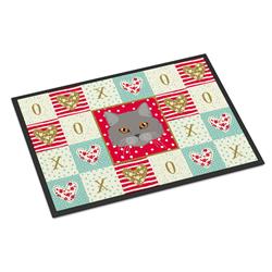 CK5093JMAT 24 x 36 in. Brazilian Longhair Cat Love Indoor or Outdoor Mat