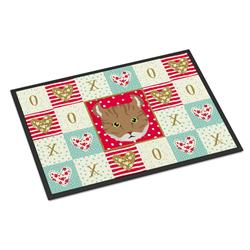 CK5121JMAT 24 x 36 in. Highlander Lynx Cat Love Indoor or Outdoor Mat