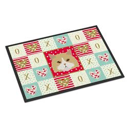 CK5140JMAT 24 x 36 in. Oregon Rex Cat Love Indoor or Outdoor Mat
