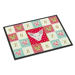 CK5142JMAT 24 x 36 in. Oriental Longhair Cat Love Indoor or Outdoor Mat