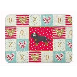 19 x 27 in. Cavalier King Charles Spaniel No.2 Love Machine Washable Memory Foam Mat
