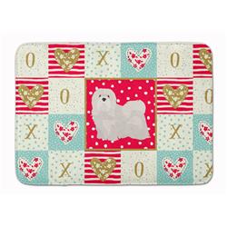 19 x 27 in. Lhasa Apso No.2 Love Machine Washable Memory Foam Mat