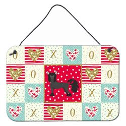 CK5821DS812 8 x 12 in. Chinese Crested No.1 Love Wall or Door Hanging Prints