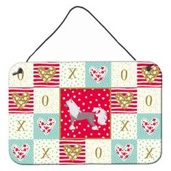 CK5822DS812 8 x 12 in. Chinese Crested No.2 Love Wall or Door Hanging Prints