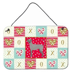 CK5827DS812 8 x 12 in. Ecuadorian Hairless Dog Love Wall or Door Hanging Prints