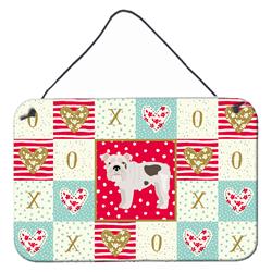 CK5831DS812 8 x 12 in. English Bulldog No.2 Love Wall or Door Hanging Prints