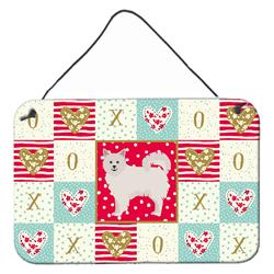 8 x 12 in. Italian Spitz Love Wall or Door Hanging Prints