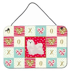 CK5857DS812 8 x 12 in. Lhasa Apso No.2 Love Wall or Door Hanging Prints