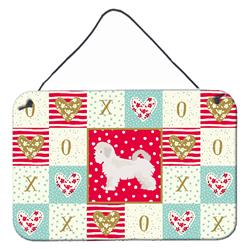 CK5860DS812 8 x 12 in. Maltese Puppy Cut Love Wall or Door Hanging Prints