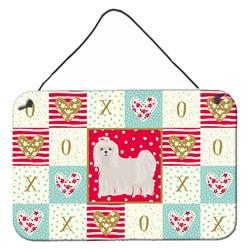 CK5861DS812 8 x 12 in. Maltese Love Wall or Door Hanging Prints