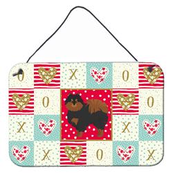 CK5878DS812 8 x 12 in. Pomeranian No.2 Love Wall or Door Hanging Prints