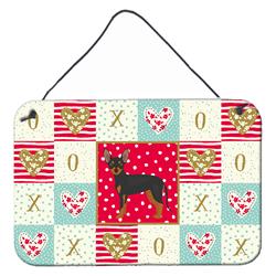 8 x 12 in. Prague Ratter Love Wall or Door Hanging Prints