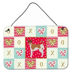 CK5896DS812 8 x 12 in. Tenterfield Terrier Love Wall or Door Hanging Prints