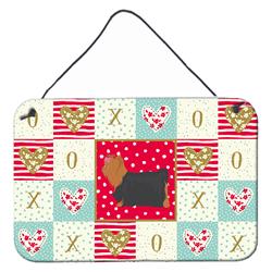 CK5900DS812 8 x 12 in. Yorkshire Terrier No.1 Love Wall or Door Hanging Prints