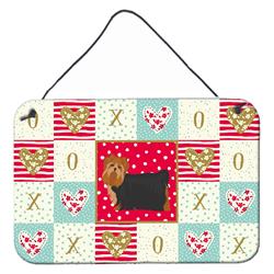 CK5901DS812 8 x 12 in. Yorkshire Terrier No.2 Love Wall or Door Hanging Prints