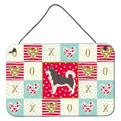 CK5903DS812 8 x 12 in. Alaskan Malamute Love Wall or Door Hanging Prints