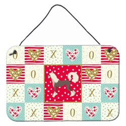 8 x 12 in. Chinese Crested Love Wall or Door Hanging Prints
