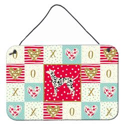 8 x 12 in. Dalmatian Love Wall or Door Hanging Prints