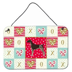 8 x 12 in. German Shorthaired Pointer Love Wall or Door Hanging Prints