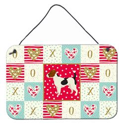 CK5937DS812 8 x 12 in. Jack Russell Terrier Love Wall or Door Hanging Prints