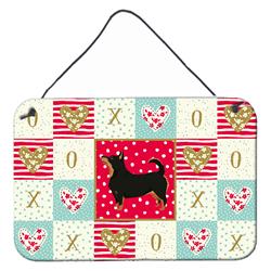 8 x 12 in. Lancashire Terrier Love Wall or Door Hanging Prints
