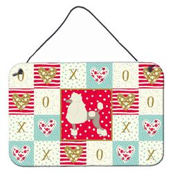 CK5946DS812 8 x 12 in. Poodle Love Wall or Door Hanging Prints