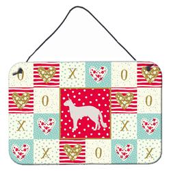 CK5559DS812 8 x 12 in. Balinese No.2 Cat Love Wall or Door Hanging Prints