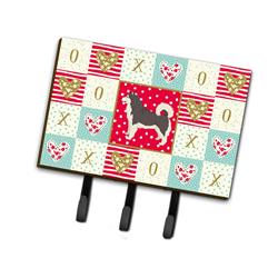 6 x 2 x 9 in. Alaskan Malamute Love Leash or Key Holder