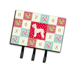 6 x 2 x 9 in. Bedlington Terrier Love Leash or Key Holder