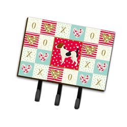 6 x 2 x 9 in. Jack Russell Terrier Love Leash or Key Holder