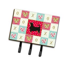 6 x 2 x 9 in. Lancashire Terrier Love Leash or Key Holder