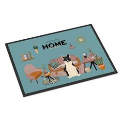 CK7874MAT 18 x 27 in. Russo-European Laika Spitz Sweet Home Indoor or Outdoor Mat