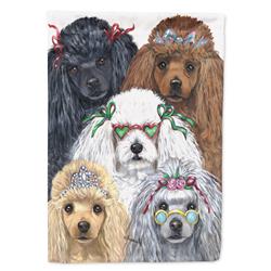 28 x 0.01 x 40 in. Poodle Oodles Canvas House Flag