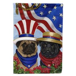 28 x 0.01 x 40 in. Pug USA Canvas House Flag